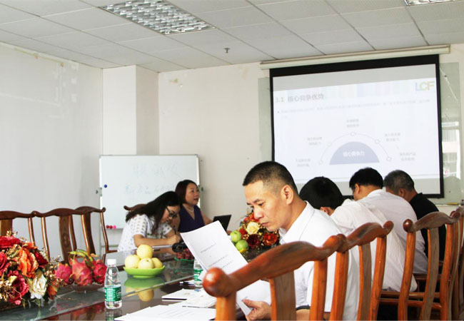 上市办领导听ROYAL皇家88创始人龙平芳女士做深度汇报