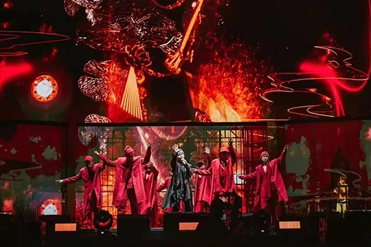 周杰伦新加坡演唱会，ROYAL皇家88大屏闪耀全场！